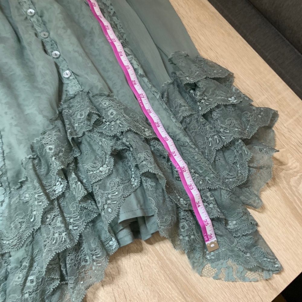 SOLD - Free People Boho Lace Tier Ruffle Dress - Picture 10 of 10